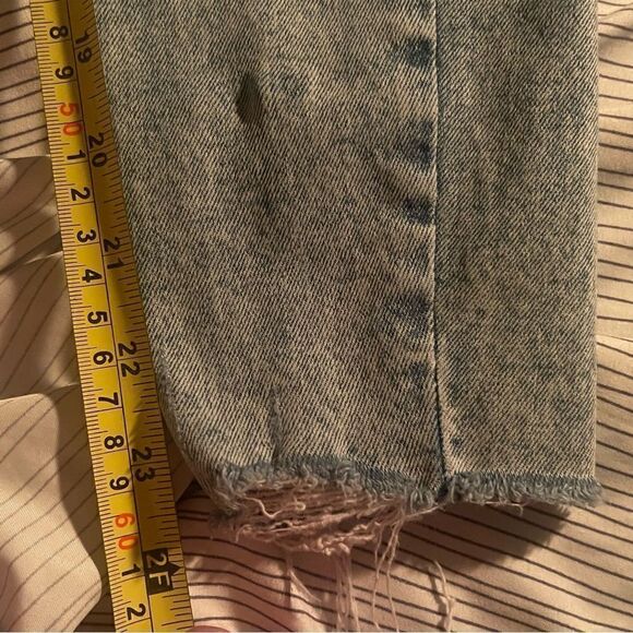 New Look Petite Jenna Skinny Jeans SZ 4 Sun Washed Raw Hem Capsule Wardrobe - Picture 10 of 10